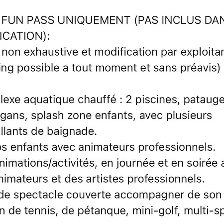 Campsite Prix Degressif - 4-6 Personnes Aux Dunes De Contis (adults Only) *